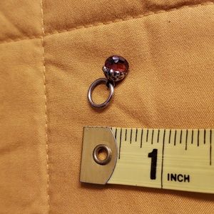 Waxing Poetic tiny light birthstone charm